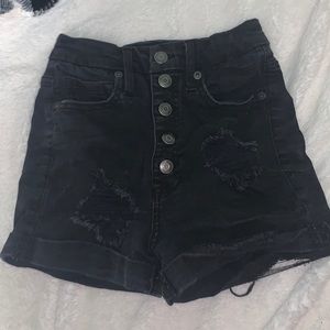 Aeropostale Black Jean shorts